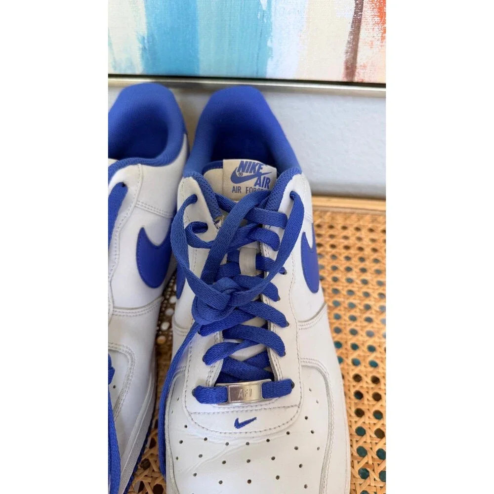 Nike Air Force 1 White & Blue – Men’s Size 13